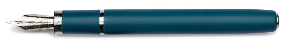 Pineider Alchemist Kilauea Blue Steel Nib Fountain Pen 